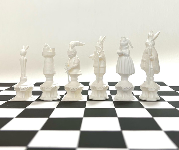 ラビットチェス Helios ホワイト その他置物 鬼鞍 ONIKURA 通販