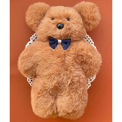 ハンドメイドぬいぐるみ くまちゃん 08 ぬいぐるみ アカザ麦 通販