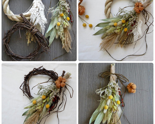 kezouji スワッグ リース しめ縄リース おまとめ3点 0606a1097c63823dd4dc05b7ff1553