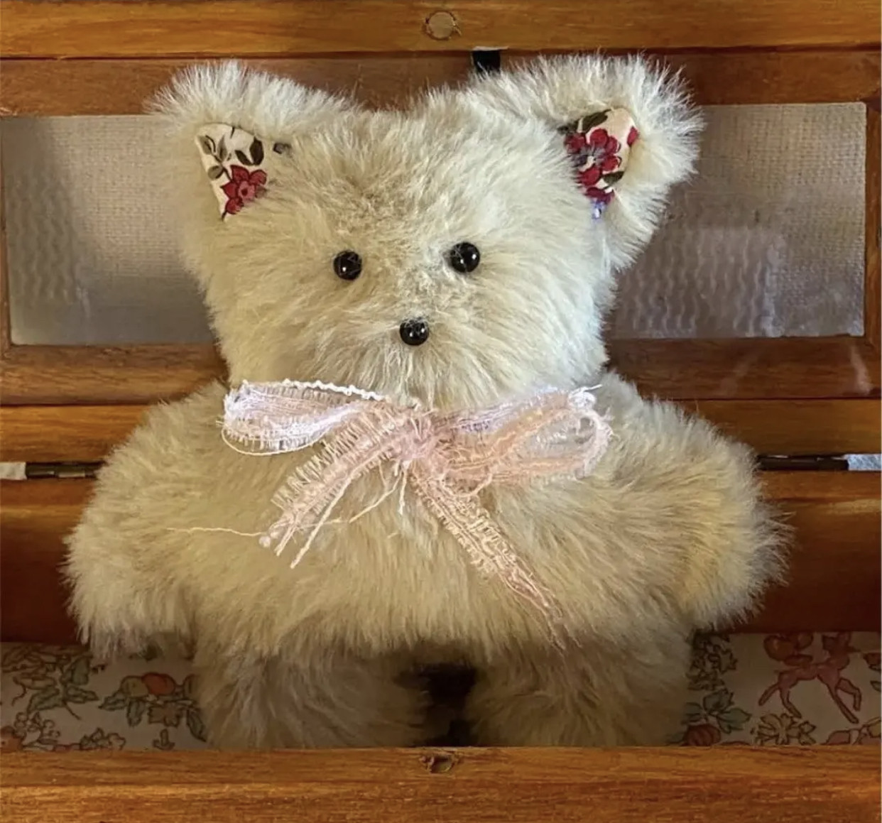 * vintage animal ❀ グリーンの瞳の ふわふわミルキー 猫ちゃん vintage animal ❀ グリーンの瞳の ふわふわミルキー 猫ちゃん