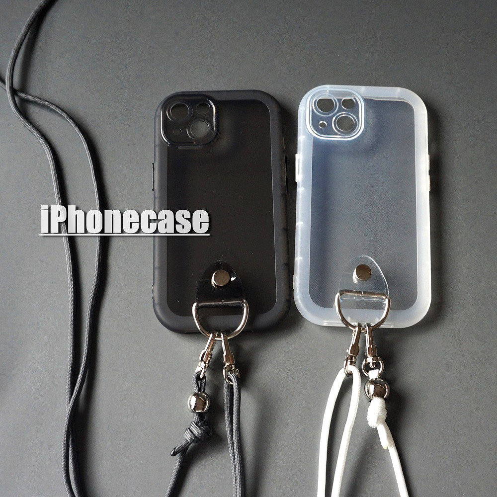 Risa♡iPhoneケース14Pro♡白 ショルダー♡ iphone14plus/14pro ケース ショルダー iphone14/13 ケース