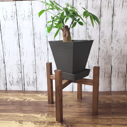天然材を使用した木製/プランタースタンド/フラワースタンド