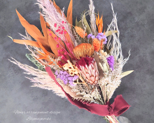 5.秋色スワッグ 特集掲載】送料無料 ｽﾜｯｸﾞ～autumn colors～ スワッグ Lilymayworks