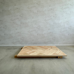 ［ご注文品］折り畳み式ヘリンボーンテーブル 7枚目の画像