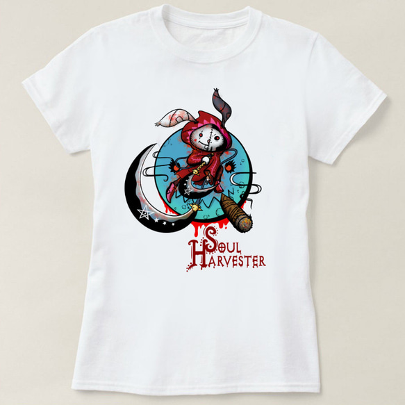 死神うさぎ Tシャツ Tシャツ 童心文化 通販 14637893｜Creema