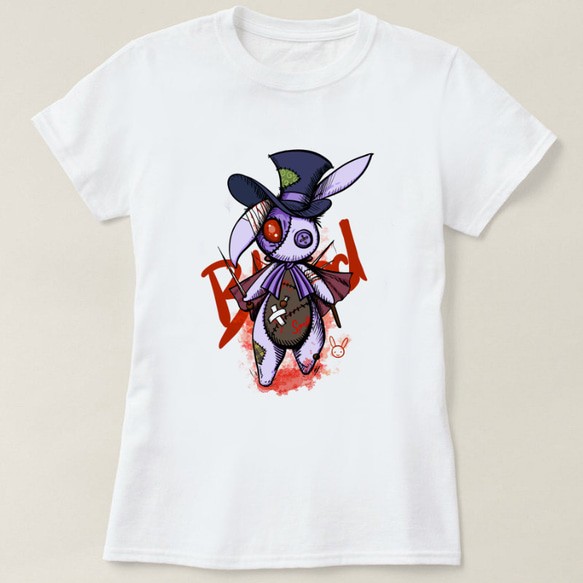 Curse Rabbit Doll 2 うさぎTシャツ 1枚目の画像