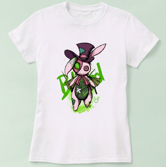 Curse Rabbit Doll 2 うさぎTシャツ 4枚目の画像