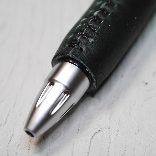 本革製グリップ・三菱鉛筆ジェットストリームラバーボディ☆重さ約20g