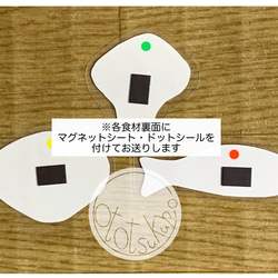 《送料込み》食育教材　マグネット式　三色食品群　『追加食材24種』※食材パーツのみです　食育グッズ 3枚目の画像