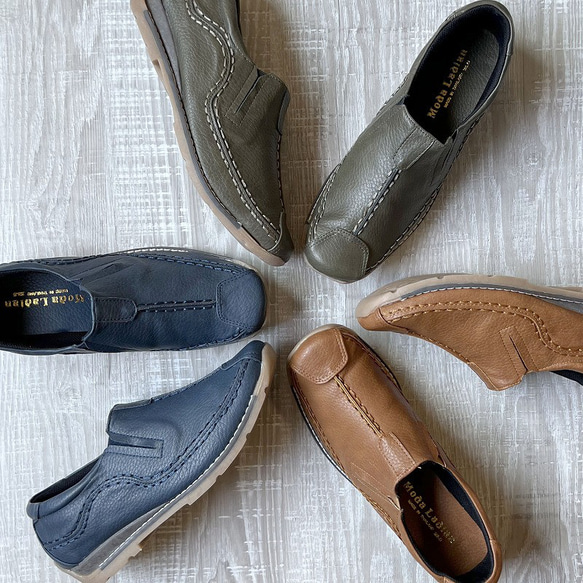 人気のスリッポン カジュアル　痛くない　25cm　履きやすい　幅広 2403 1枚目の画像