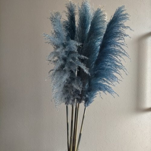 ドライフラワー  スワッグ　パンパスグラス　ブルーアイス ドライフラワー スワッグ パンパスグラス ブルーアイス ドライフラワー