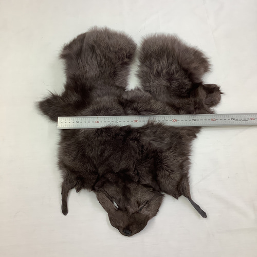 ブルーフォックス 染め毛皮 キツネ 狐 きつね 毛皮 チャコール その他