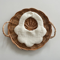 ふんわりダブルガーゼのぽこぽこスタイ/もくもく型 9枚目の画像