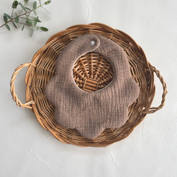 ふんわりダブルガーゼのぽこぽこスタイ/もくもく型 6枚目の画像