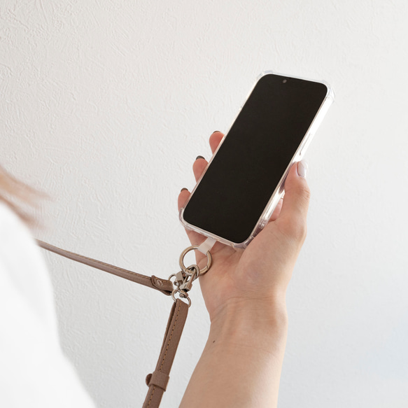 スマホショルダー ストラップ止めパーツ 【 アニマル 】 犬 猫 ストラップホルダー 母の日 FZ03K 14枚目の画像