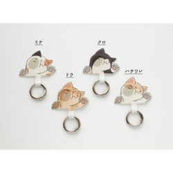 スマホショルダー ストラップ止めパーツ 【 アニマル 】 犬 猫 ストラップホルダー 母の日 FZ03K 5枚目の画像