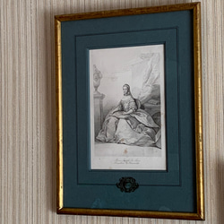 ボタニカルの版画のフランス額装 タペストリー・壁掛け RINFA