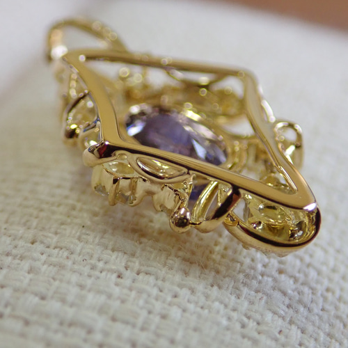 完全手作り一点物 タンザナイト 1カラットアップ ペンダントトップ