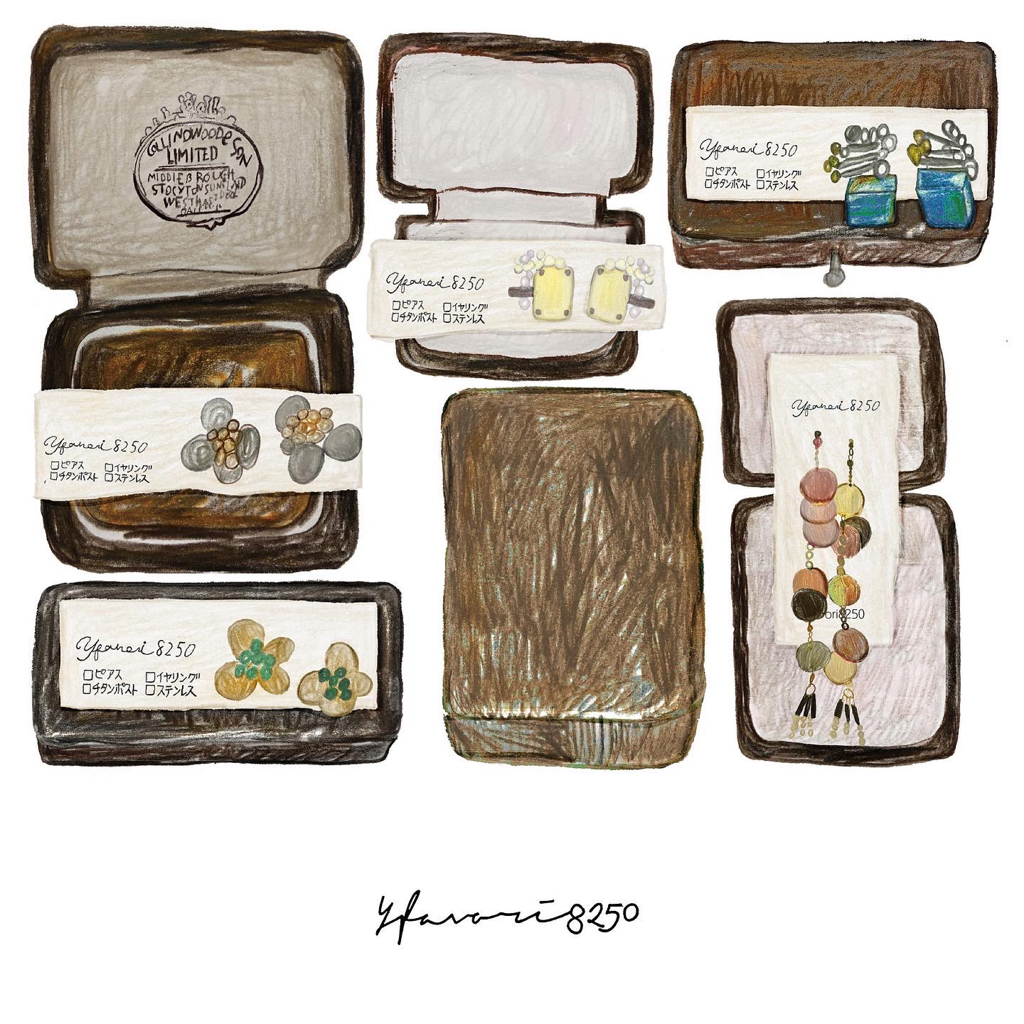 ショップカード作成　100部印刷込