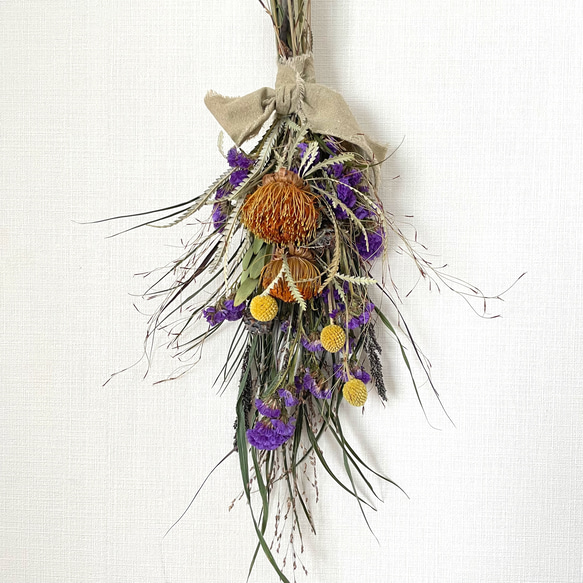 dried flower swag 1枚目の画像