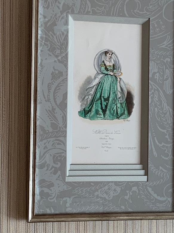 ファション画の額装／フランス額装 