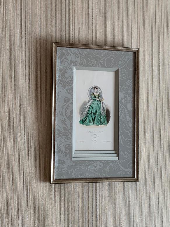 ファション画の額装／フランス額装 