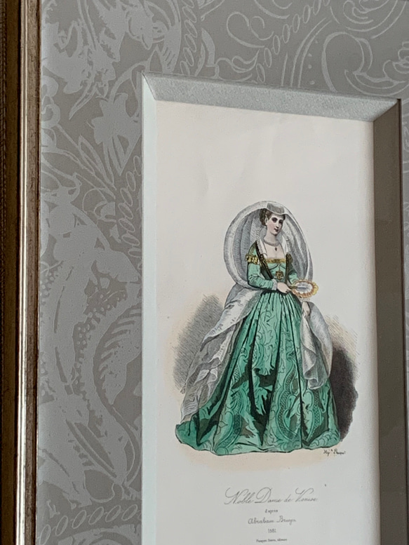 ファション画の額装／フランス額装 