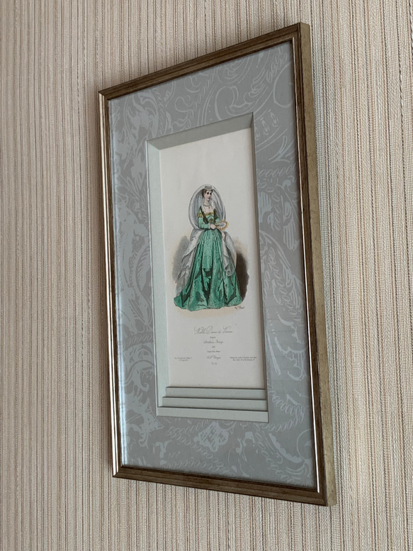 ファション画の額装／フランス額装 