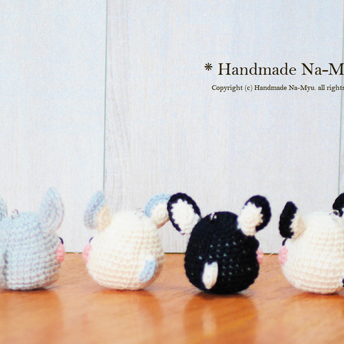 ☆即日発送☆あみぐるみ・korokoroチンチラ／約5cm あみぐるみ *Na-Myu