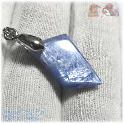 ◆ 限定品 チベット産 藍晶石 カイヤナイト Kyanite 欠片 原石 ペンダント ネックレス No.5236 14枚目の画像