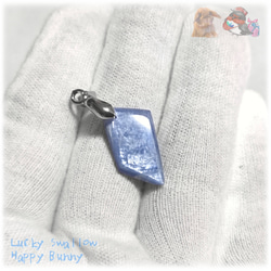 ◆ 限定品 チベット産 藍晶石 カイヤナイト Kyanite 欠片 原石 ペンダント ネックレス No.5236 7枚目の画像