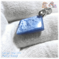 ◆ 限定品 チベット産 藍晶石 カイヤナイト Kyanite 欠片 原石 ペンダント ネックレス No.5236 6枚目の画像