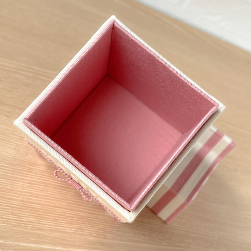 ちいさな小物入れ☆キュートな牛乳パック型【フレンチピンク ちいさな小物入れ☆キュートな牛乳パック型【フレンチピンク