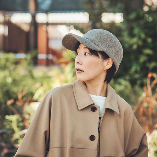 秋冬♪ セレナ SERENA ウールキャップ モカ 男女兼用 帽子 YOKOI