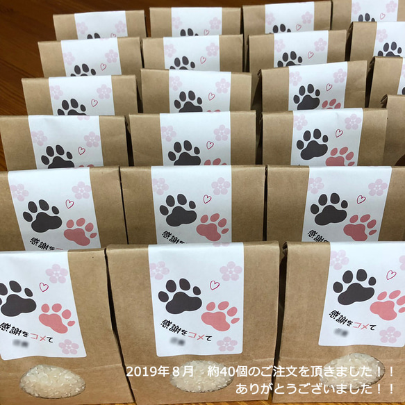 【お米プチギフト】オリジナルお米ギフト 2合 80個セット　[兵庫県豊岡市産　無農薬こうのとり米] 80個セット　[兵庫県豊岡市産　無農薬こうのとり米] 【お米プチギフト】オリジナルお米ギフト 2合 YW2608136391(19829円)