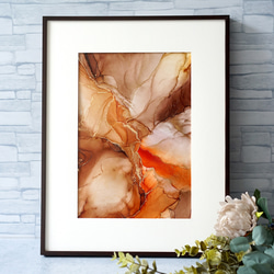 アトリエ富士吉田から金の赤富士○がんどうあつし絵画油絵F6号額縁付