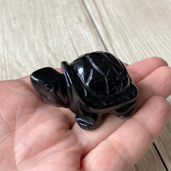 邪気を祓う亀/オニキス/パワー 天然石 ストーン その他置物