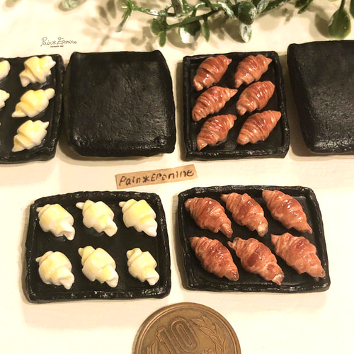 ミニチュア】焼きたてクロワッサンセット その他インテリア雑貨 Pain 