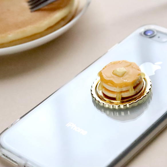 昔懐かしのホットケーキのスマホリング 1枚目の画像