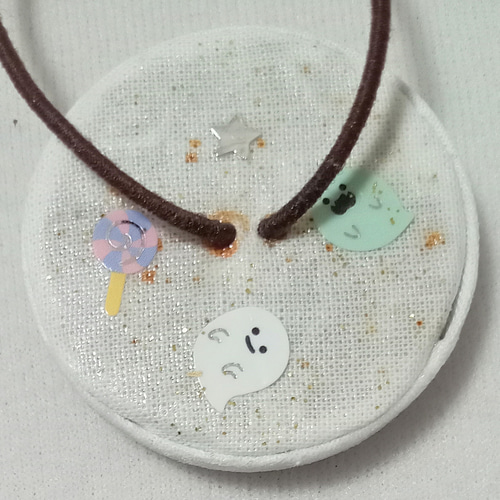 ハンドメイド くるみボタン ヘアゴム かわいい キュート おしゃれ 