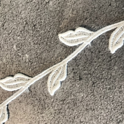 3m コットンケミカルレース つる草柄 日本製 lace-No,139-3 2枚目の画像