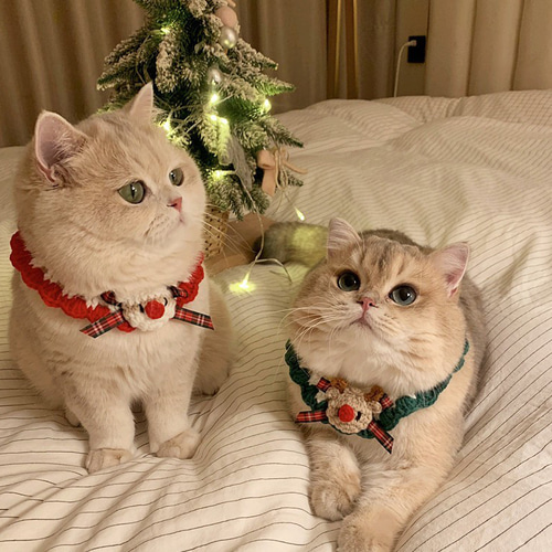 クリスマスシカサンタクロース トナカイ☆エルク☆猫&犬&用襟型ペット