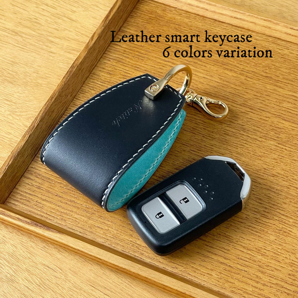 受注製作/スマートキーケース /ずり落ちない設計/配色６種/ホンダHONDA対応 1枚目の画像