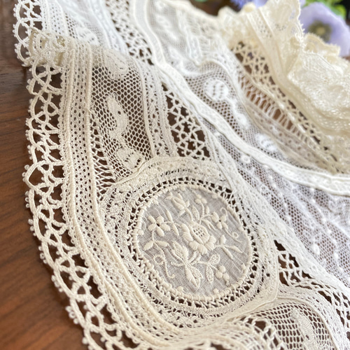 1900年代 フランス パリ アンティークレース つけ襟 その他