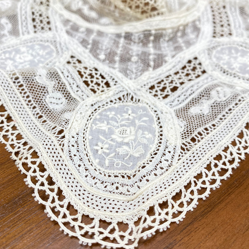 1900年代 フランス パリ アンティークレース つけ襟 その他