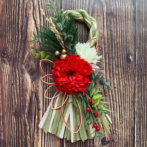 しめ縄リースお正月リースNo.7