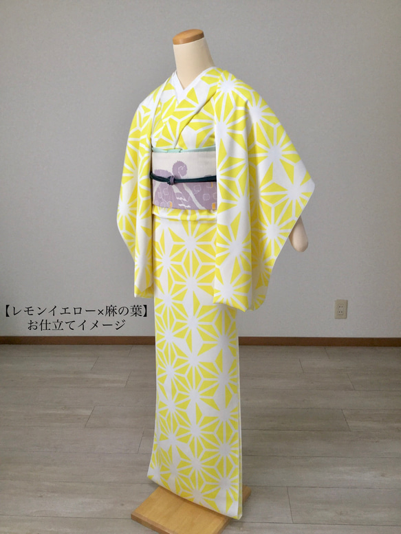 紺色地 赤のストライプ 小紋 絽 正絹 バチ衿 単衣YK-911 単衣