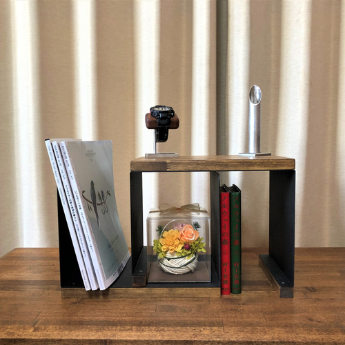 ハンドメイド パイン集成材 ブックスタンド