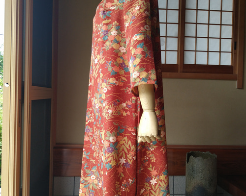 着物リメイク ワンピース ワンピース suke412 通販 14644348