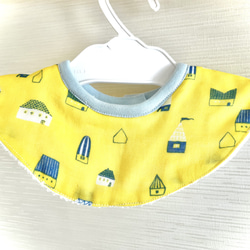 黄（イエロー） スタイ・よだれかけ（新生児・赤ちゃん・子ども） の